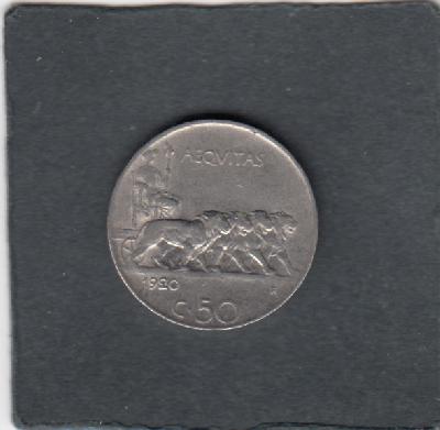 Beschrijving: 50 Centesimi LIONS (PLAIN)